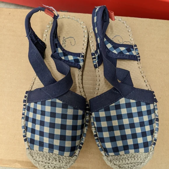 Sea Star Shoes Sea Star Beach Wear Girls Blue And White